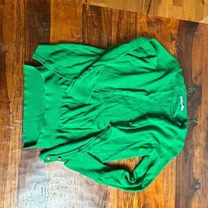 Zara Knit Women's Green Cardigan & Pullover Set Size M Fall Fashion